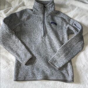 Patagonia Gray Quarter Zip Pullover
